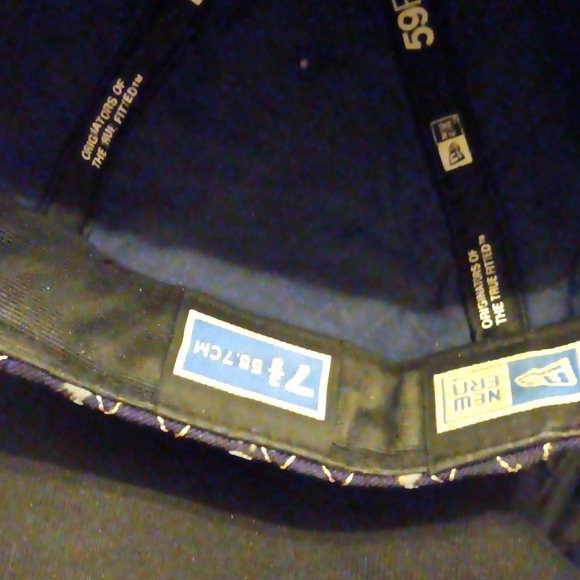 LA DODGERS NEW ERA HAT SZ 7 3/8 - Picture 3 of 3